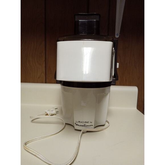 Vintage La Machine By Moulinex Food Processor Deluxe Model 390 Tested & Working - Picture 2 of 6